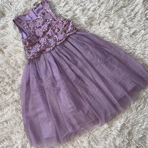 H&M Lavender Sequin Formal Dress